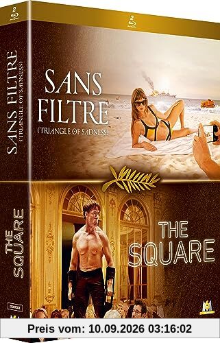 Coffret palme d'or : sans filtre (triangle of sadness) + the square [Blu-ray] [FR Import]