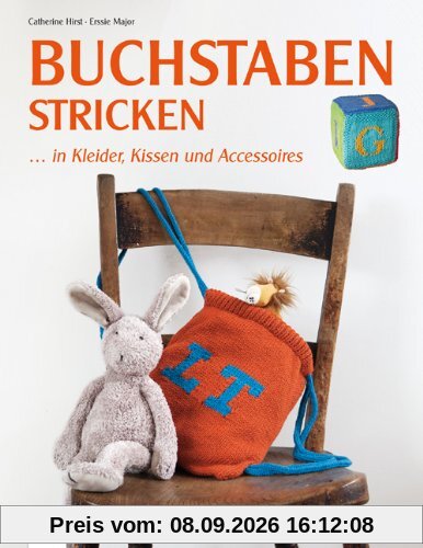 Buchstaben stricken: ... in Kleider, Kissen & Accessoires