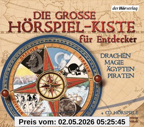 Die große Hörspiel-Kiste für Entdecker: Piraten, Drachen, Magie und Ägypten