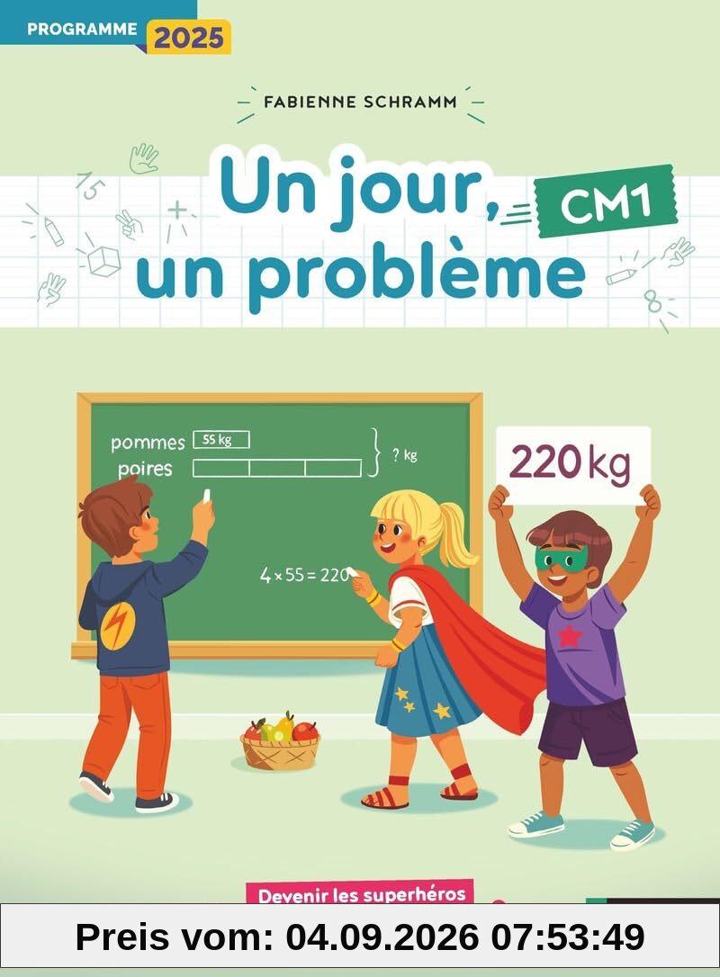 Un jour, un problème CM1 : programme 2025