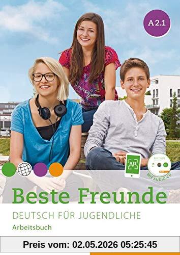 Beste Freunde A2/1: Deutsch für Jugendliche.Deutsch als Fremdsprache / Arbeitsbuch mit Audio-CD