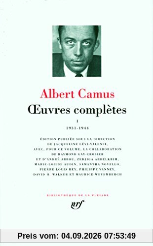Oeuvres complètes. Vol. 1. 1931-1944
