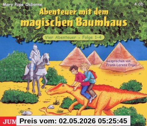 Das Magischen Baumhaus 1-4/Abentür mit dem Magisc