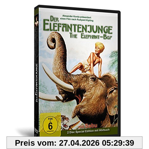 Der Elefantenjunge - SABU - DVD + Hörspiel CD [2 DVDs] [Special Edition]