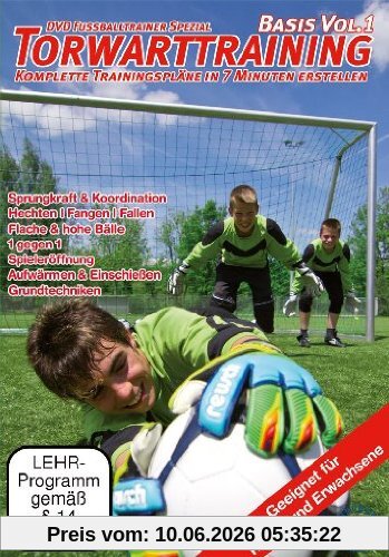 DVD Fussballtrainer Spezial: Torwarttraining - Basis Vol. 1 / Neue Fußballübungen im Fußballtraining (DVD)