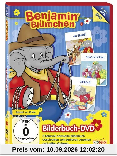 Benjamin Blümchen - ...als Sheriff/...als Zirkusclown/...als Koch - Bilderbuch-DVD