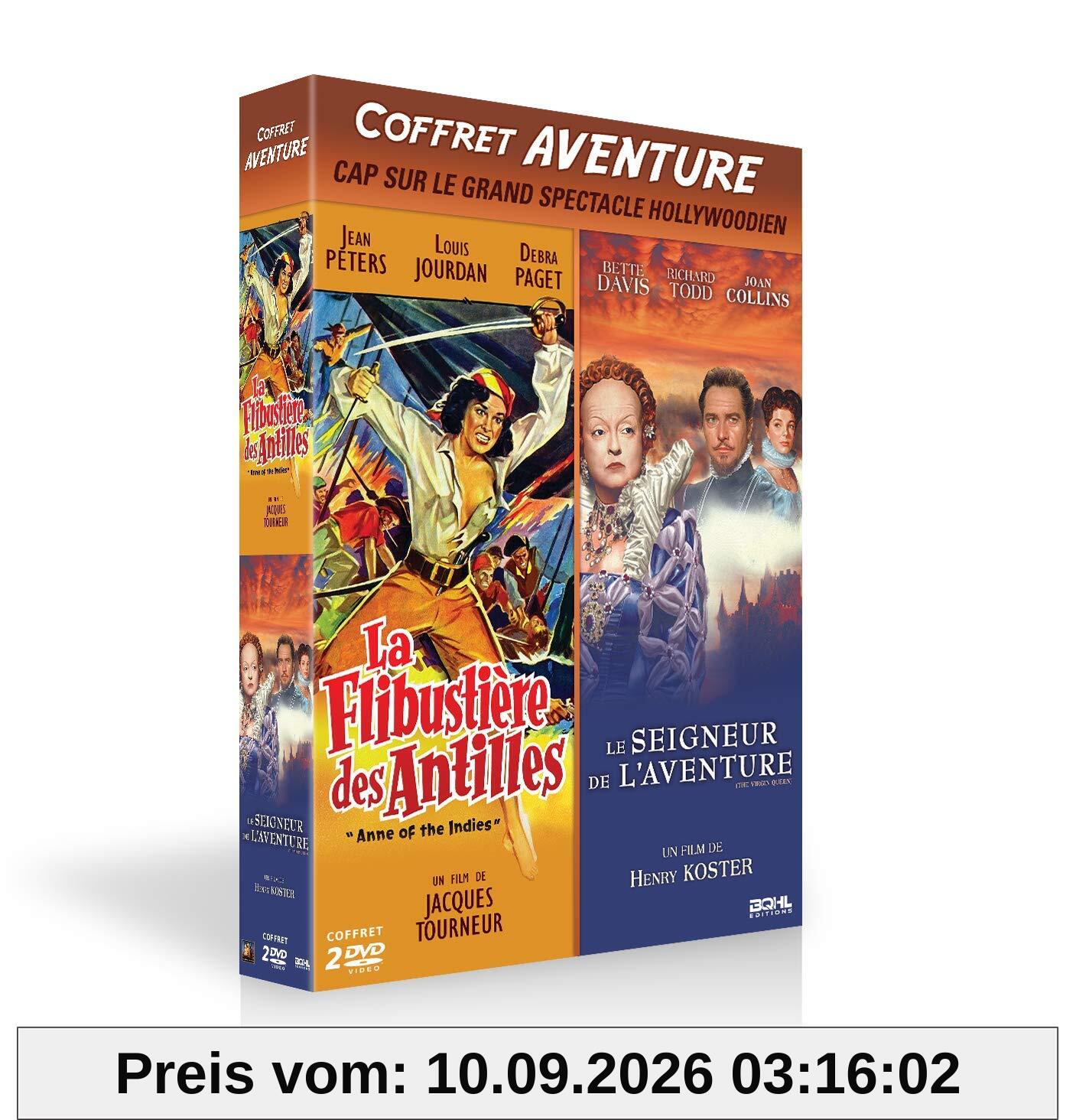 Coffret aventure 2 films : la flibustière des antilles + le seigneur de l'aventure [FR Import]
