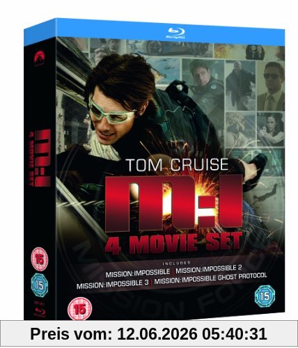 unbekannt Mission Impossible Quadrilogy [4 Blu-ray's] [1996] [Uk-Import]