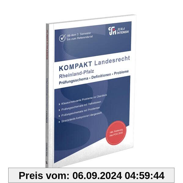 KOMPAKT Landesrecht - Rheinland-Pfalz: Auf knapp 100 Seiten: Probleme und Definitionen im Überblick (KOMPAKT: Grundsätzl