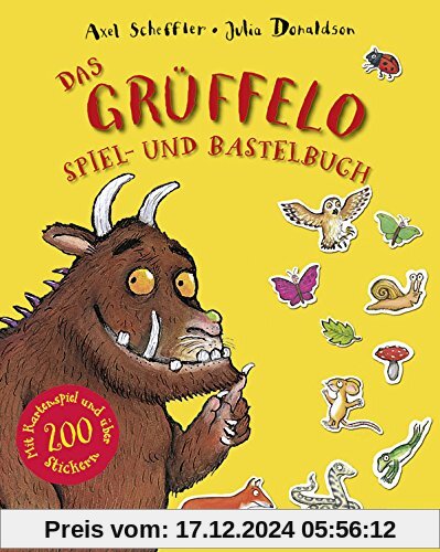 Das Grüffelo Spiel- und Bastelbuch: Mit Kartenspiel und über 200 Stickern