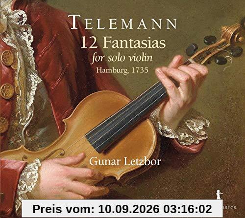 Telemann: 12 Fantasien für Violine solo TWV 40:14-25