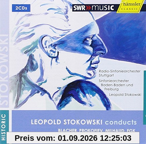 Leopold Stokowski dirigiert