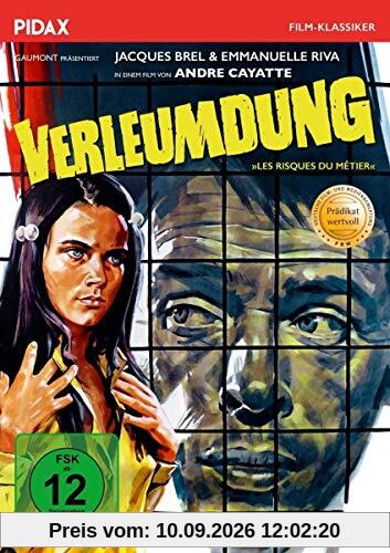 Verleumdung (Les risques du métier) / Mit dem Prädikat WERTVOLL schockierender Thriller mit Jacques Brel (Pidax Film-Klassiker)
