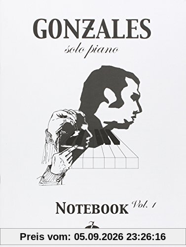 Gonzales Chilly Notebook Volume 1 Piano Solo Pf Bk