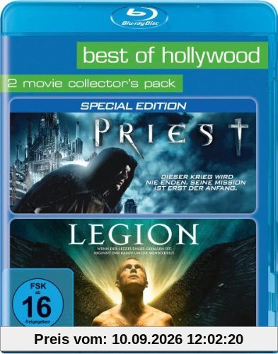 Best of Hollywood 2012 - 2 Movie Collector's Pack 54 (Priest / Legion) [Blu-ray]