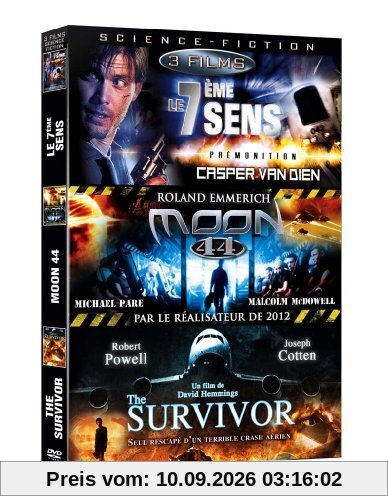 Science fiction : le septième sens ; moon 44 ; the survivor [FR Import]