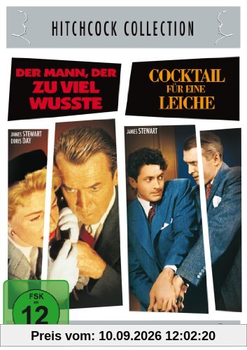 Hitchcock-Collection: Der Mann, der zuviel wußte / Cocktail für eine Leiche [2 DVDs]