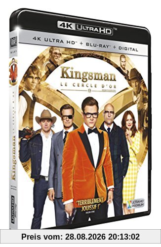 Kingsman : Le Cercle d'Or [Blu-ray] [4K Ultra HD + Blu-ray + Digital HD] [4K Ultra HD + Blu-ray + Digital HD] [4K Ultra HD + Blu-ray + Digital HD]