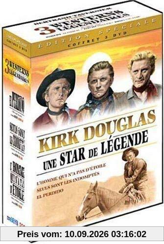 Coffret kirk douglas : el perdido ; l'homme qui n'a pas d'étoile ; seuls sont les indomptes [FR IMPORT]