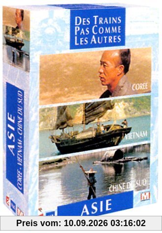 Des trains pas comme les autres - Asie : Corée / Vietnam / Chine du Sud - Coffret 3 DVD [FR Import]