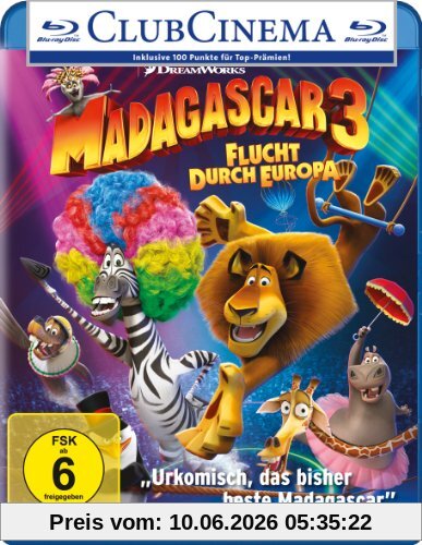 Madagascar 3 - Flucht durch Europa [Blu-ray]
