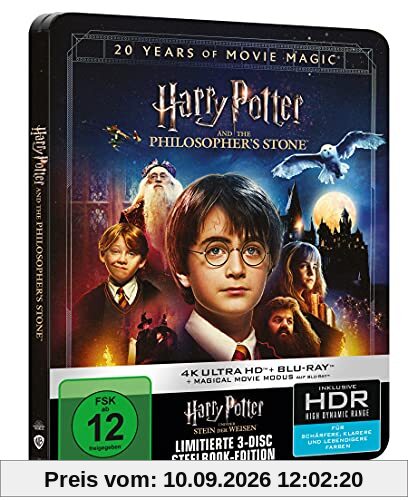 Harry Potter und der Stein der Weisen - Jubiläums-Edition - Magical Movie Modus - Steelbook [Blu-ray]