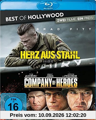 Herz aus Stahl/Company of Heroes - Best of Hollywood/2 Movie Collector's Pack 94 [Blu-ray]