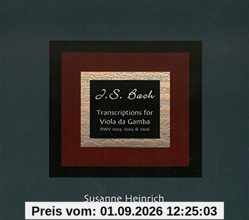 Bach: Transcriptions for Viola da Gamba