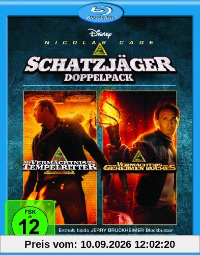 Das Vermächtnis der Tempelritter/Das Vermächtnis des geheimen Buches [Blu-ray]