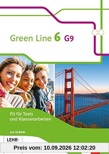Green Line 6 G9: Fit für Tests und Klassenarbeiten mit Lösungsheft und CD-ROM Klasse 10 (Green Line G9. Ausgabe ab 2015)