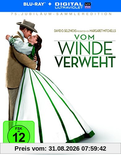 Vom Winde verweht - 75th Anniversary (Sammleredition + 2 Bonusdisc + Booklet) [Blu-ray]