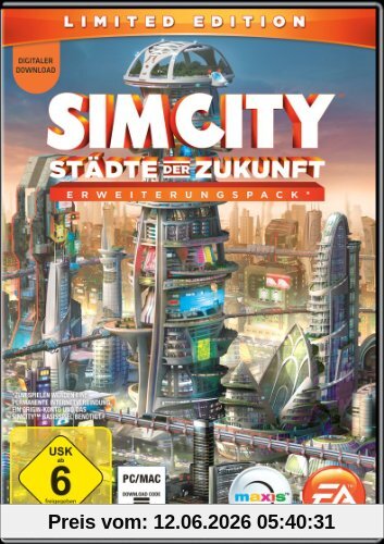 SimCity: Städte der Zukunft - Limited Edition (Add-On) [Download-Code, kein Datenträger enthalten]