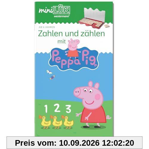 miniLÜK: Kindergarten/Vorschule Zahlen und Zählen mit Peppa Pig (miniLÜK-Übungshefte: Mathematik)