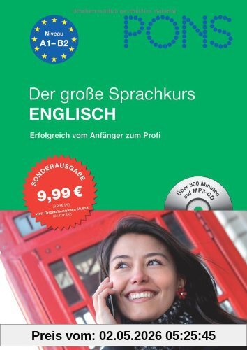 PONS Der große Sprachkurs Englisch. Buch mit Audio-CD (MP3)