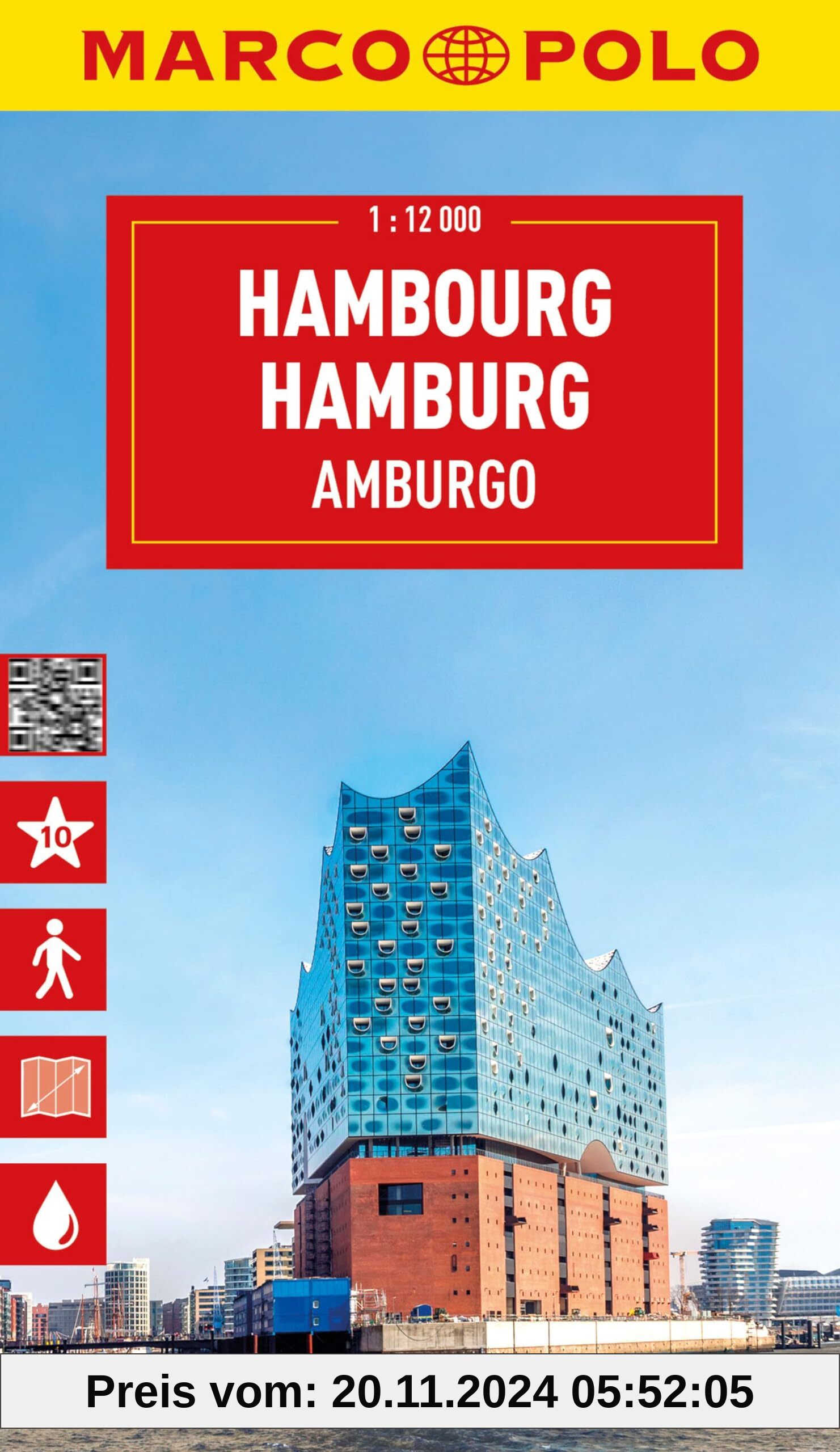 MARCO POLO Cityplan Hamburg 1:12.000