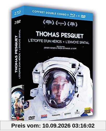 Coffret thomas pesquet 2 documentaires : l'étoffe d'un héros ; l'envoyé spatial [Blu-ray] [FR Import]