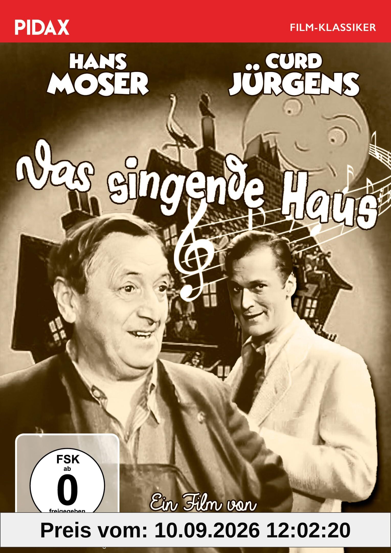 Das singende Haus / Komödie mit Hans Moser und Curd Jürgens (Pidax Film-Klassiker)