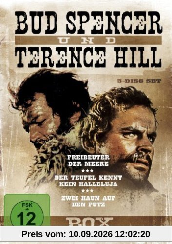 Bud Spencer & Terence Hill - Box, Vol. 4 (Freibeuter der Meere remastered/Der Teufel kennt kein Halleluja/Zwei haun auf den Putz) - (3 Disc Set)