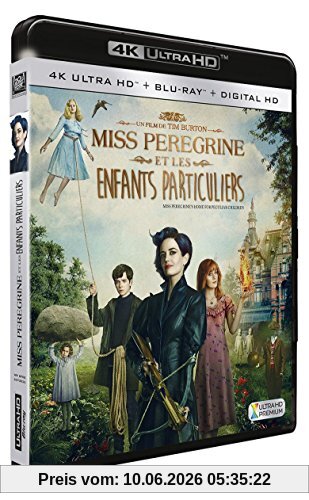 Miss peregrine et les enfants particuliers 4k ultra hd [Blu-ray] [FR Import]