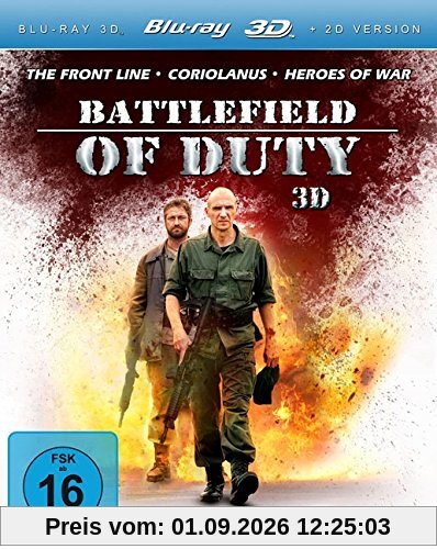 Battlefield of Duty 3D (The Front Line/Coriolanus/Heroes of War)(3 Disc Set) [3D Blu-ray]