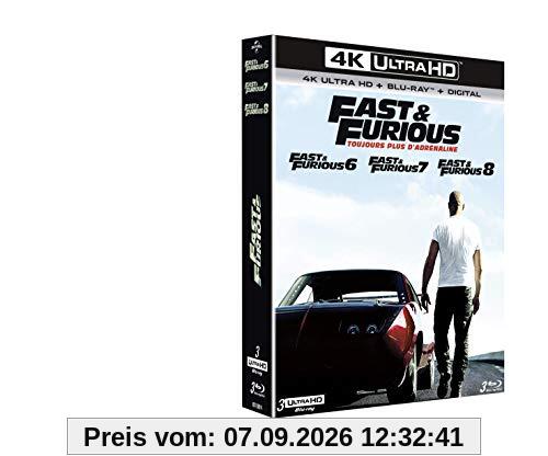 Fast & Furious 6, 7 & 8 [4K Ultra HD + Blu-Ray + Digital]