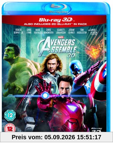 Marvel Avengers Assemble BLU-RAY [VHS]