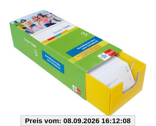Green Line 3. Vokabel-Lernbox zum Schülerbuch: Der komplette Wortschatz auf über 650 Lernkarten