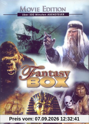 Fantasy Box : Der Adler mit der Silberkralle - King Kong lebt - Im Tempel der weißen Elefanten - Wizard Of The Lost Kingdom - Die Mumie schlägt zurück - Freibeuter der Karibik - 6 Filme auf 2 DVDs