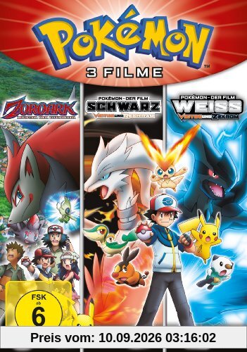 Pokémon: Zoroak - Meister der Illusionen / Schwarz - Victini und Reshiram / Weiß - Victini und Zekrom [3 DVDs]