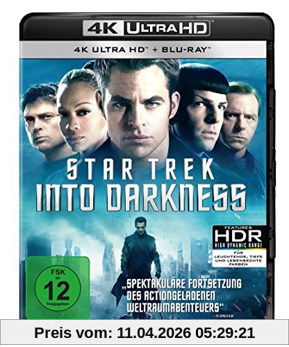 Star Trek 12 - Into Darkness  (4K Ultra HD) (+ Blu-ray)