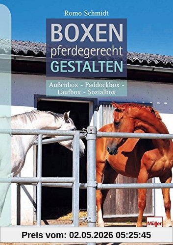 Boxen pferdegerecht gestalten: Außenbox - Paddockbox - Laufbox - Sozialbox