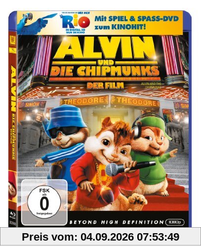 Alvin und die Chipmunks - Der Film (+ Rio Activity Disc) [Blu-ray]