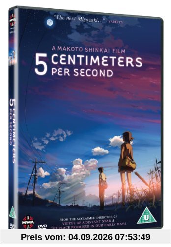 5 Centimeters Per Second [DVD] (U,12)