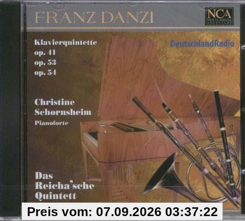 Franz Danzi: Klavierquintette op. 41 / 53 / 54